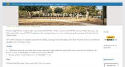 Desktop Screenshot of elchorrodogpark.org
